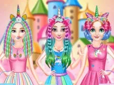 Κομμωτήριο Princesses Rainbow Unicorn